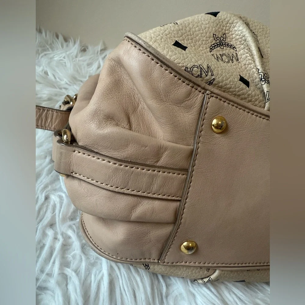 MCM Beige Visetos bag - Picture 14 of 16